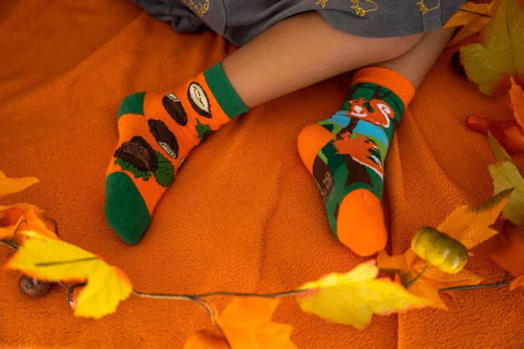 Wiewiórki - skarpetki dla dzieci - Spox Sox