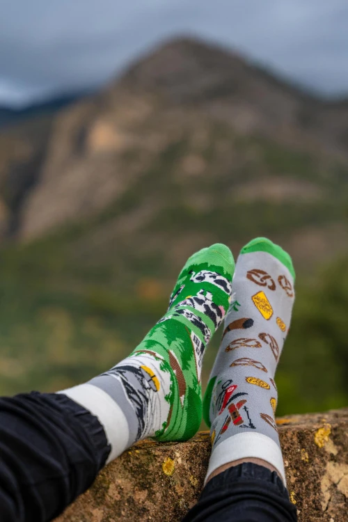 Alpejskie - kolorowe skarpetki - Spox Sox