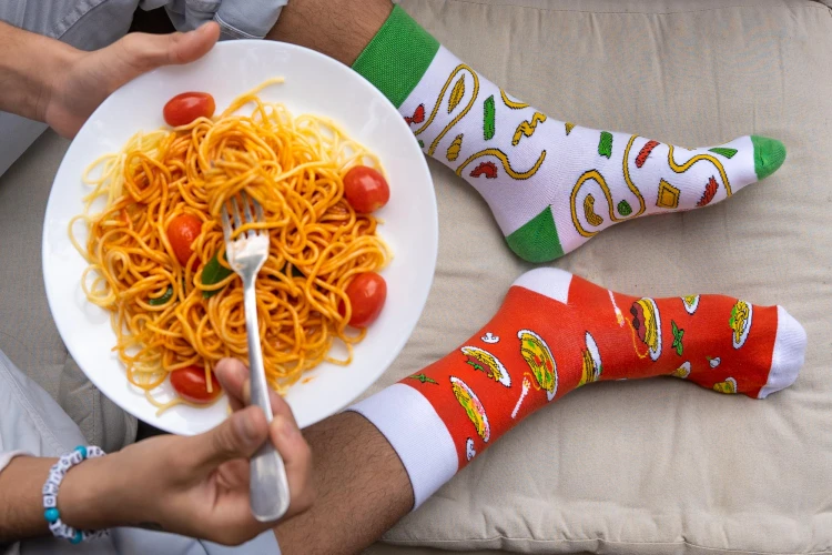 Spaghetti - kolorowe skarpetki - Spox Sox