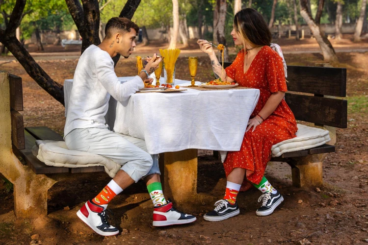 Spaghetti - kolorowe skarpetki - Spox Sox