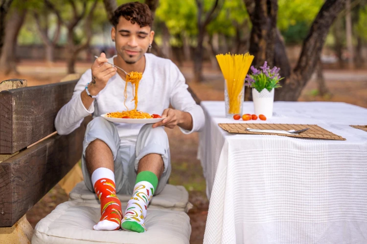 Spaghetti - kolorowe skarpetki - Spox Sox