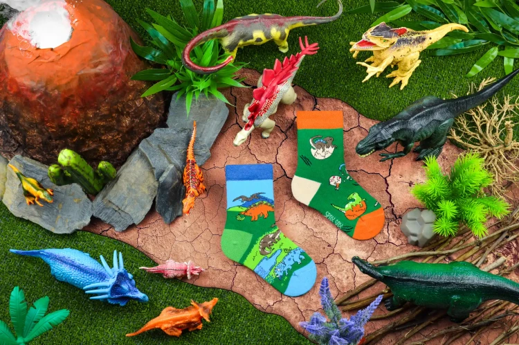 skarpetki dinozaury dziecięce