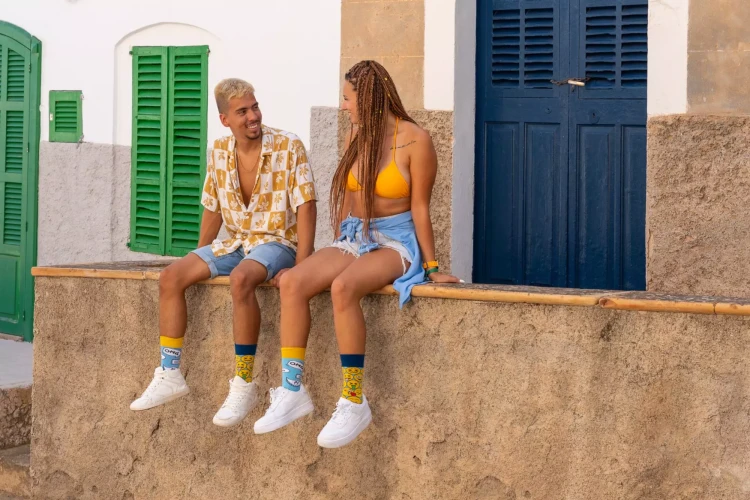 Emotki - kolorowe skarpetki - Spox Sox - lookbook 5.webp