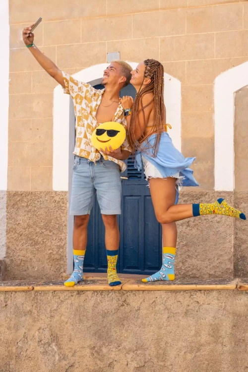 Emotki - kolorowe skarpetki - Spox Sox - lookbook 7.webp