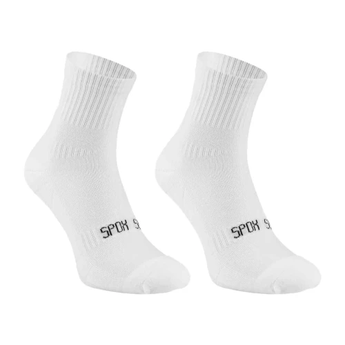 Skarpeta biegowa biała - Spox Sox -PRZÓD (4).webp