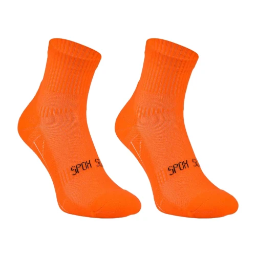 Skarpeta biegowa pomarańczowa - Spox Sox -PRZÓD (3).webp