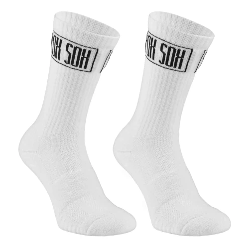 Skarpeta multisport - oddychająca bawełna - biała - Spox Sox - PRZÓD (6).webp