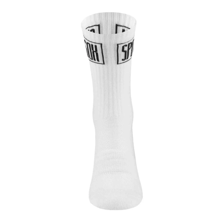 Skarpeta multisport - oddychająca bawełna - biała - Spox Sox -FRONT (6).webp