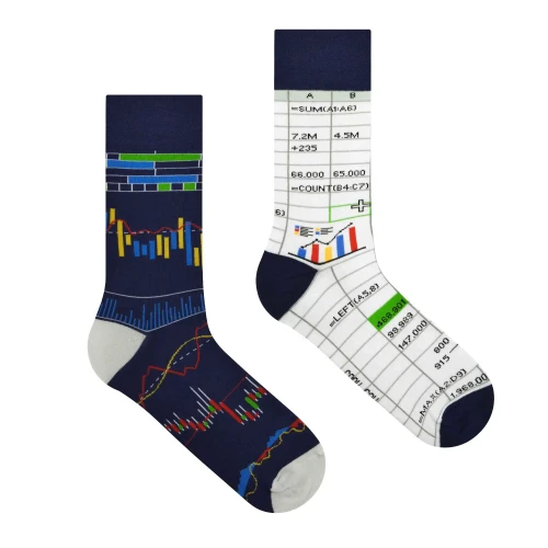 Finansista - kolorowe skarpetki - Spox Sox
