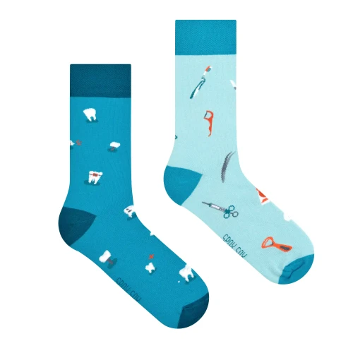 Dentysta - kolorowe skarpetki - Spox Sox.webp