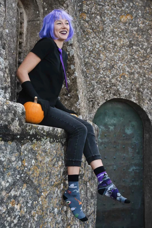 Halloween-kolorowe-skarpetki-nie-do-pary-Spox Sox-lookbook3.webp