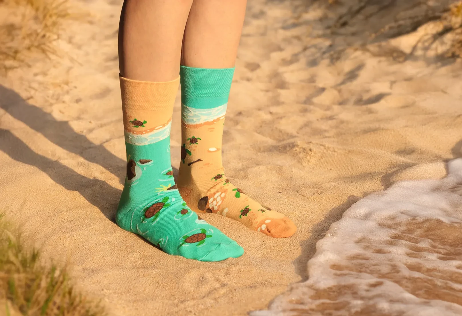 Skarpetki z żółwiami