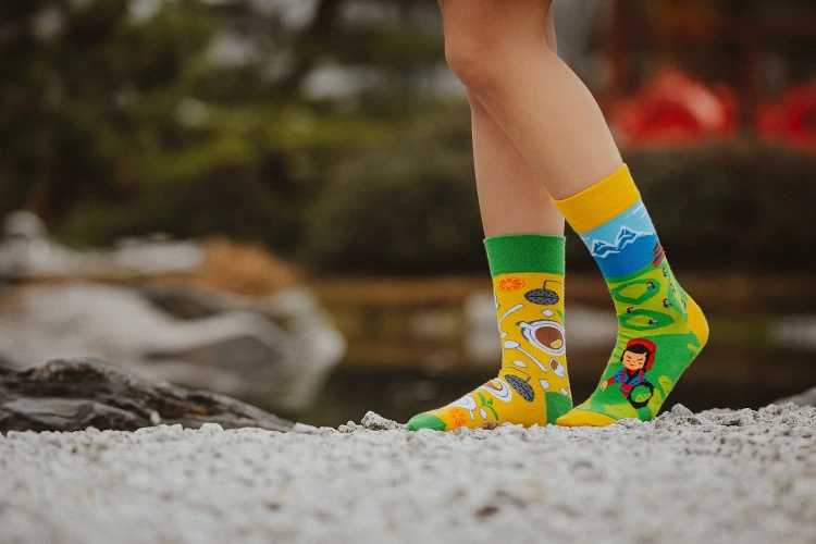 Herbata - kolorowe skarpetki - Spox Sox