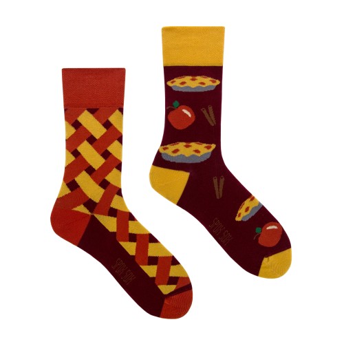 Szarlotka - kolorowe skarpetki - Spox Sox