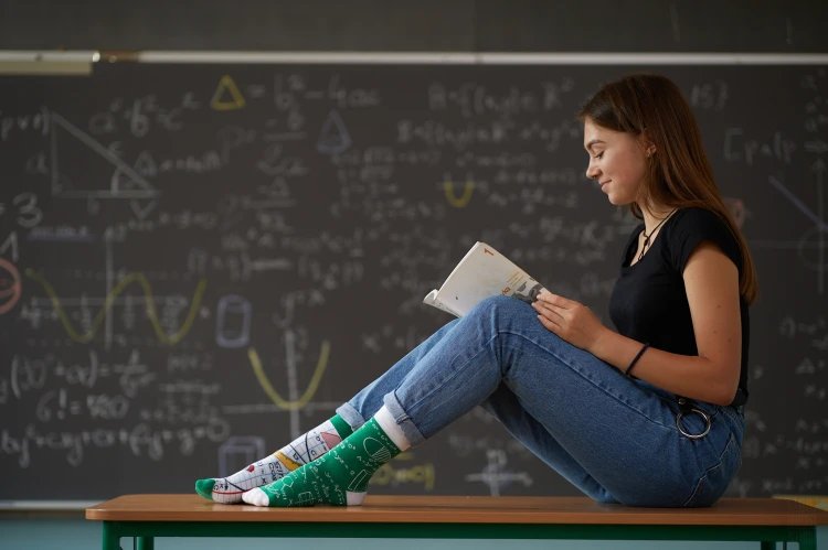 Back to school - funny socks - Spox-Sox