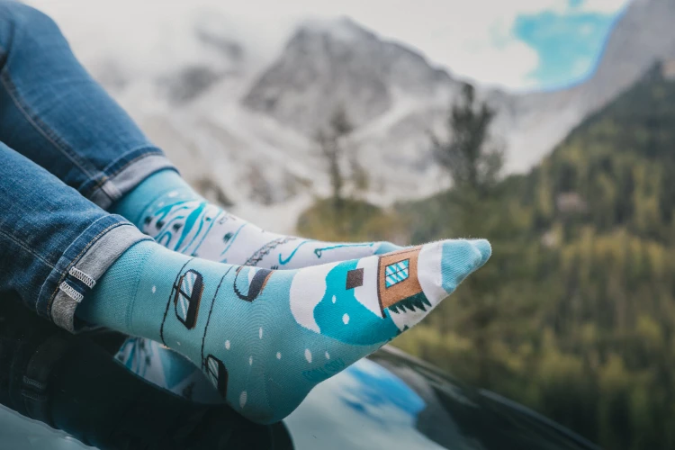 Skiing - funny socks - Spox Sox
