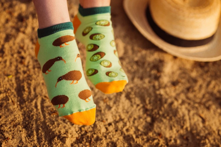 Stopki kiwi - kolorowe skarpetki - Spox Sox