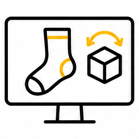 Wizualizacja socks